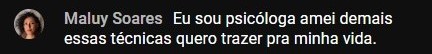 Depoimento de Maluy Soares